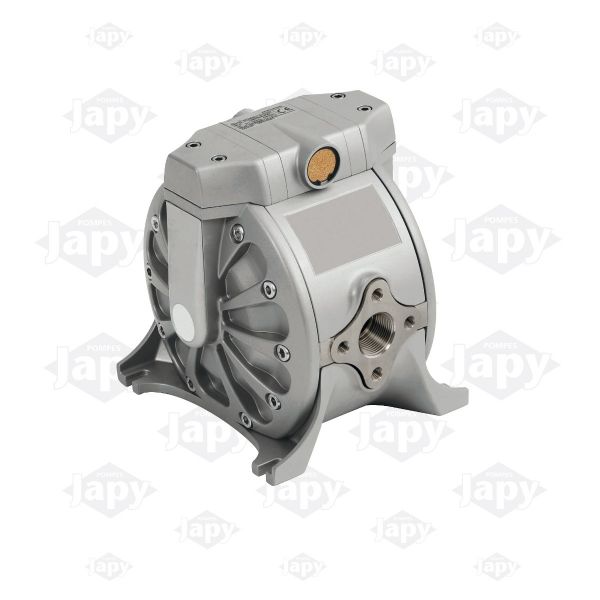 Pompe pneumatique à membranes, corps Inox INOX1PTFE-EX