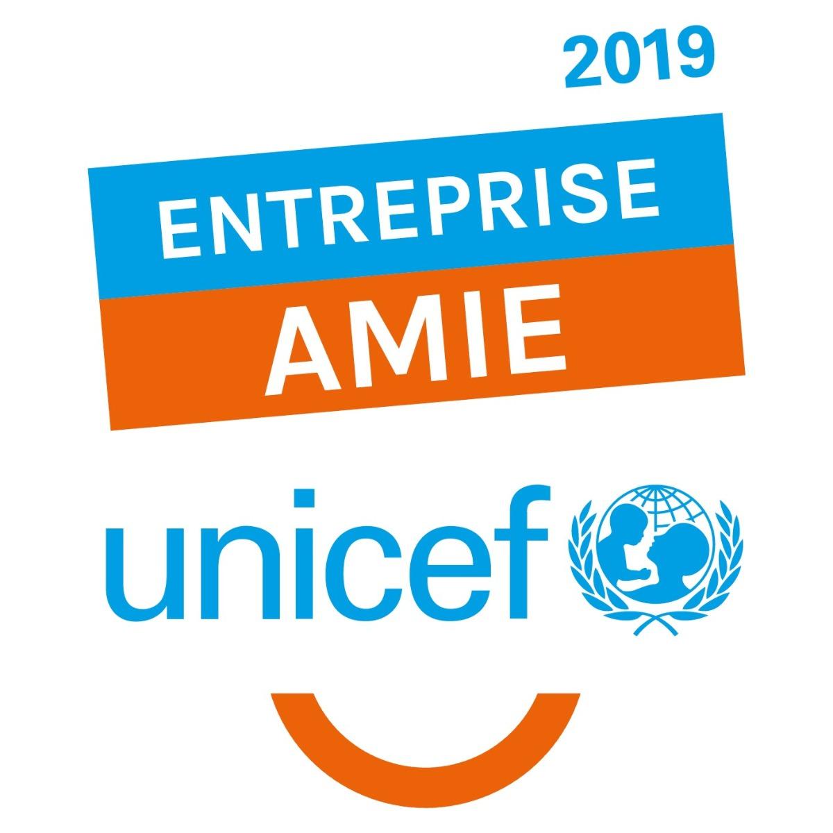 Logo entreprise amie de l'unicef